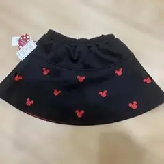 新品未使用　ミッキーマウス刺繍スカート