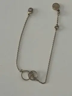 chloe クロエ ロゴハートオープンリングブレスレット イタリア製