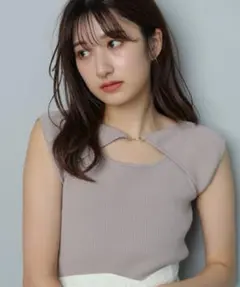 Rirandture 前後２ＷＡＹチャームニット