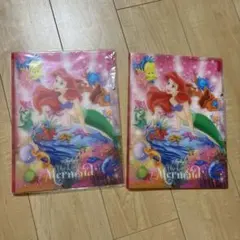 ディズニー　プリンセス　グッズ　アリエル　バインダー　文房具　クリアファイル