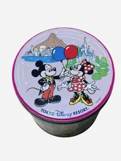 【TDR】東京ディズニーリゾート 空き缶 総柄 小物入れ ミッキー＆フレンズ