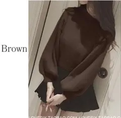 パフスリーブ ニット