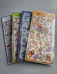 プチドロップステッカー ディズニー ４種セット まとめ売り【新品未開封　正規品】