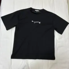 SUGGESTION 月面プリント Tシャツ ブラック Mサイズ