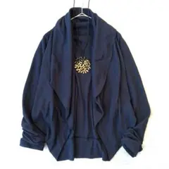 【希少】シルクカシミヤ⭐︎ヨーガンレールダークグレー ニットカーディガン 長袖 希少】シルクカシミヤ⭐︎ヨーガンレールダークグレー ニット