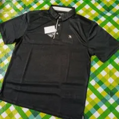 アーノルドパーマー　ゴルフ半袖ポロシャツ ブラック Lサイズ