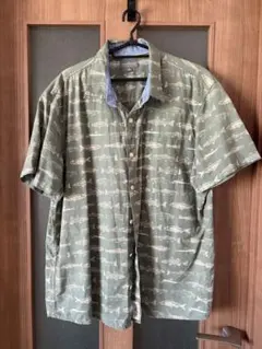 L.L.Bean Signature フィッシュ柄 半袖シャツ XLのサムネイル