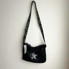 CONVERSE ロゴショルダーバッグ ブラック