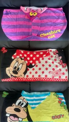 公式　キッズ　⭐️ バラ売り⭕️ディズニー　タオル　ポンチョ　3種類セット