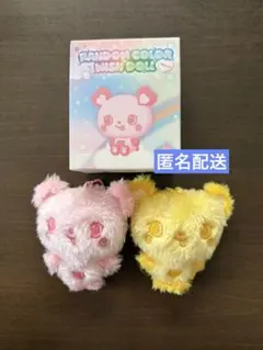 NCT WISH popup MD ドール バブルニャン ピンク イエロー ２点