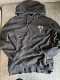 Stussy ワールドツアー パーカー ブラック S