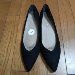 CAMILLE BIS RANDA フラットパンプス ブラック 25.5cmのサムネイル