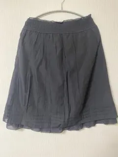 a.v.v アーヴェヴェ スカート ブラック プリーツ