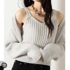 ANAP Latina ラティーナ大人ギャル服 ワイド リブニットアンサンブルのサムネイル