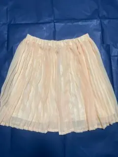 earth music&ecology 薄いオレンジ色フレアスカート