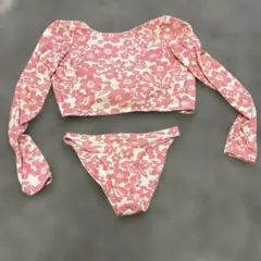 ROXY セパレート水着 ビキニ 花柄 ピンクのサムネイル