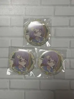 アイカツスターズ チーズソフトクッキー 缶バッジ 七海小春 3点