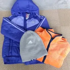 男の子 まとめ売り　 アディダス　ジャンパー130cm　ニット帽