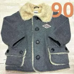 美品　BRANSHES ファージャケット　サイズ90