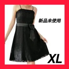 【新品未使用】ブラックレースノースリーブワンピース☆☆彡パーティーにも！残2枚