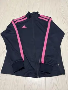 adidas アディダス ジャージ上下セット レディースS ネイビー×ピンク