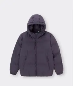 GU ヒートパテッドブルゾン M パープル