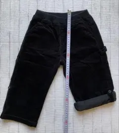 COMME CA ISM コーデュロイ パンツ120A 黒