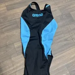 arena ワンピース水着 ブラック×ブルー