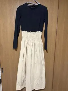 ZARA長袖ワンピース　日本サイズでMくらい