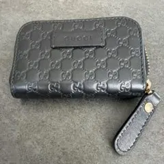 GUCCI コインケース 小銭入れ 255452 シマ GGシグネチャー レザー