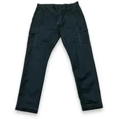 ★美品Paul Smith コットンウール カーゴパンツ 白ステッチ 濃緑w34のサムネイル