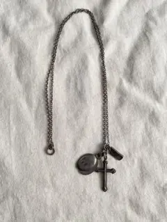 シルバー クロス ネックレス PK刻印