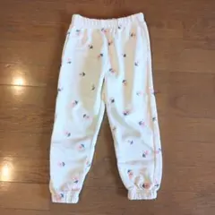 ZARA KIDS 花柄スウェット　生成り　クリーム　116cm