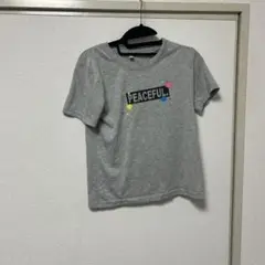 グレー PEACEFUL Tシャツ 半袖