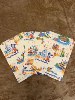 東京ディズニーランド レトロ袋 3枚セット