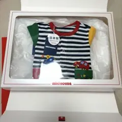 【新品】【ギフト】ミキハウス ロンパース 80cm