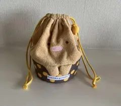 すみっコぐらし　おめかしドット　ぬいぐるみ巾着　とんかつ　美品