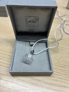 LALIQUE クリスタル ネックレス　竜胆のサムネイル