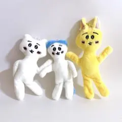 ブサイク　ちいかわ　ぶさかわ　ぬいぐるみ3点セット　ハチワレ　うさぎ