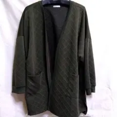 WHIRLWIND ロングカーディガン　3Lサイズ　カラー…カーキー