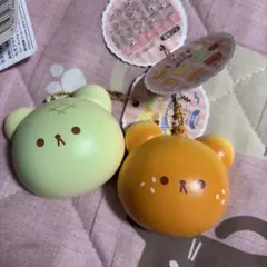 豆しば三兄弟 焼きたてパン屋さん スクイーズキーホルダー マスコット