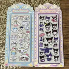 シナモロール クロミちゃん アクリルステッカー 2枚セット