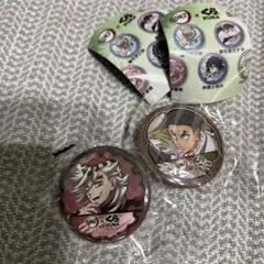 鬼滅の刃　くら寿司　缶バッジ　童磨　悲鳴嶼　２個セット