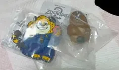 ズートピア2 でふぉらば！＆リング2品セットクロウハウザー＆ニブルス未開封未使用