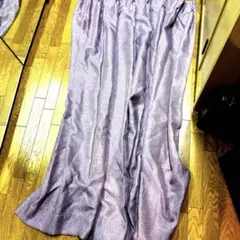 パープル ドレープカーテン 織物　H165 W93cm