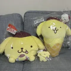 【ポムポムプリン】サンリオ　当りくじラストスペシャル賞　3点セット