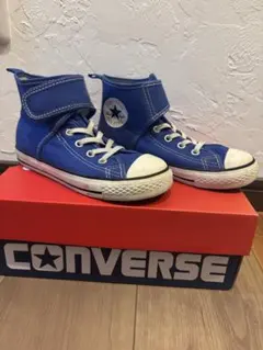 CONVERSE ALL STAR 青 ハイカットスニーカー　19cm
