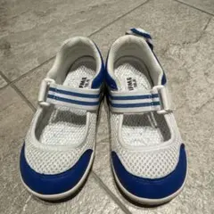 IFME 上履き 16.5cm ホワイト/ブルー