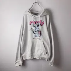 NERDY うさぎ　パーカー　裏起毛無し　韓国　古着のサムネイル