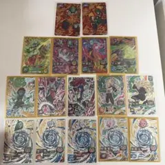 お*ろ様 【合計16枚】スーパードラゴンボールヒーローズ CP×12 P×1 ☆のサムネイル